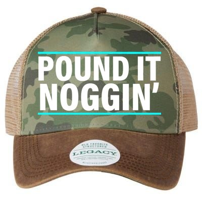 Pound It, Noggin' Funny Meme  Legacy Tie Dye Trucker Hat