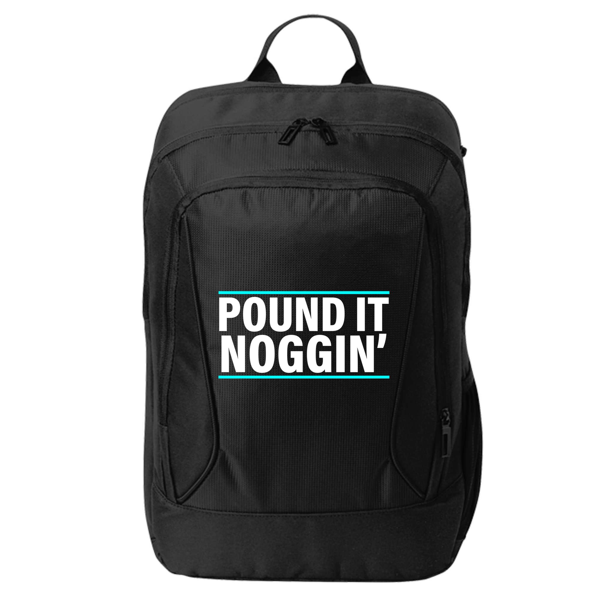 Pound It, Noggin' Funny Meme  City Backpack