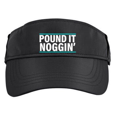 Pound It, Noggin' Funny Meme  Adult Drive Performance Visor