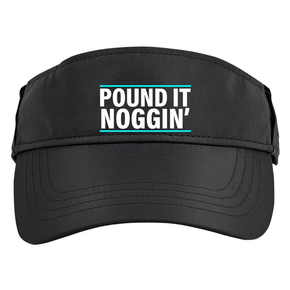 Pound It, Noggin' Funny Meme  Adult Drive Performance Visor