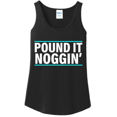 Pound It, Noggin' Funny Meme  Ladies Essential Tank