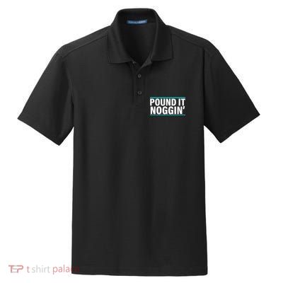Pound It, Noggin' Funny Meme  Dry Zone Grid Polo