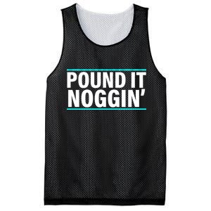 Pound It, Noggin' Funny Meme  Mesh Reversible Basketball Jersey Tank