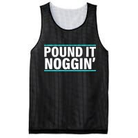 Pound It, Noggin' Funny Meme  Mesh Reversible Basketball Jersey Tank