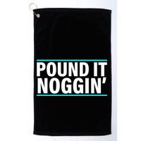 Pound It, Noggin' Funny Meme  Golf Towel