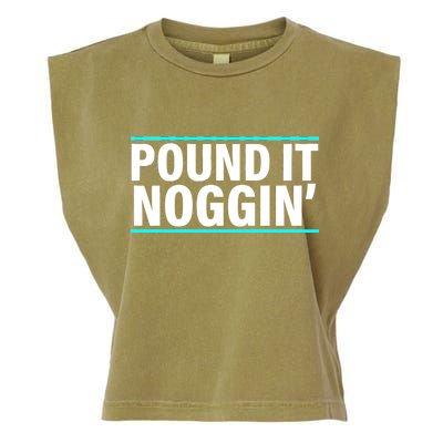 Pound It, Noggin' Funny Meme  Garment-Dyed Women's Muscle Tee