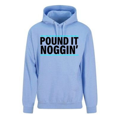 Pound It, Noggin' Funny Meme  Unisex Surf Hoodie