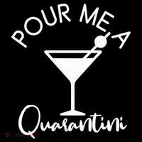 Pour Me A Quarantini Drawstring Bag