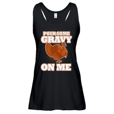 Pour Some Gravy On Me Ladies Essential Flowy Tank