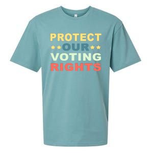 Protect Our Voting Rights Equality Democracy Civil Rights Premium Sueded Cloud Jersey T-Shirt