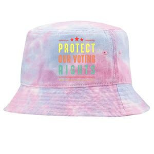 PROTECT OUR VOTING RIGHTS Equality Democracy Civil Rights Tie-Dyed Bucket Hat