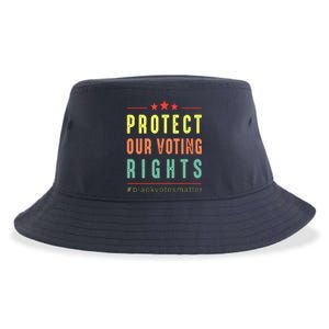 PROTECT OUR VOTING RIGHTS Equality Democracy Civil Rights Sustainable Bucket Hat