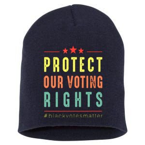 PROTECT OUR VOTING RIGHTS Equality Democracy Civil Rights Short Acrylic Beanie