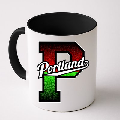 Portland Oregon Vintage Big P Mug