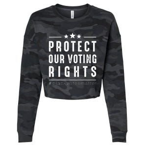 PROTECT OUR VOTING RIGHTS Equality Democracy Civil Rights Premium Cropped Pullover Crew