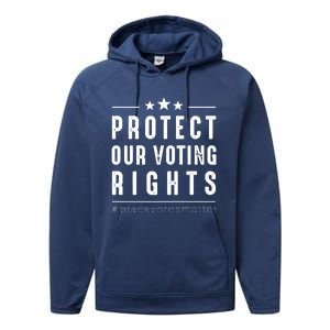 PROTECT OUR VOTING RIGHTS Equality Democracy Civil Rights Premium Performance Fleece Hoodie