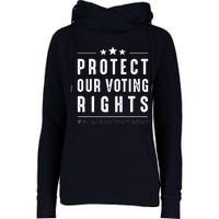 PROTECT OUR VOTING RIGHTS Equality Democracy Civil Rights Premium Womens Funnel Neck Pullover Hood