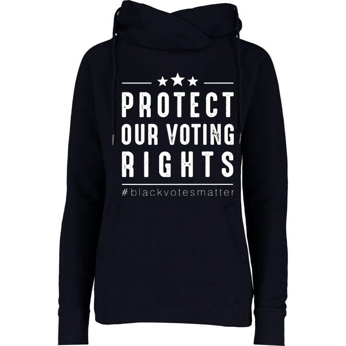 PROTECT OUR VOTING RIGHTS Equality Democracy Civil Rights Premium Womens Funnel Neck Pullover Hood