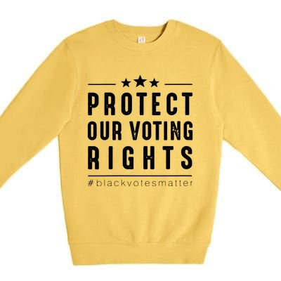 PROTECT OUR VOTING RIGHTS Equality Democracy Civil Rights Premium Premium Crewneck Sweatshirt