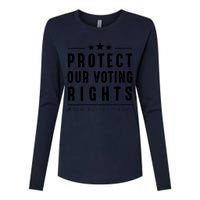 PROTECT OUR VOTING RIGHTS Equality Democracy Civil Rights Premium Womens Cotton Relaxed Long Sleeve T-Shirt