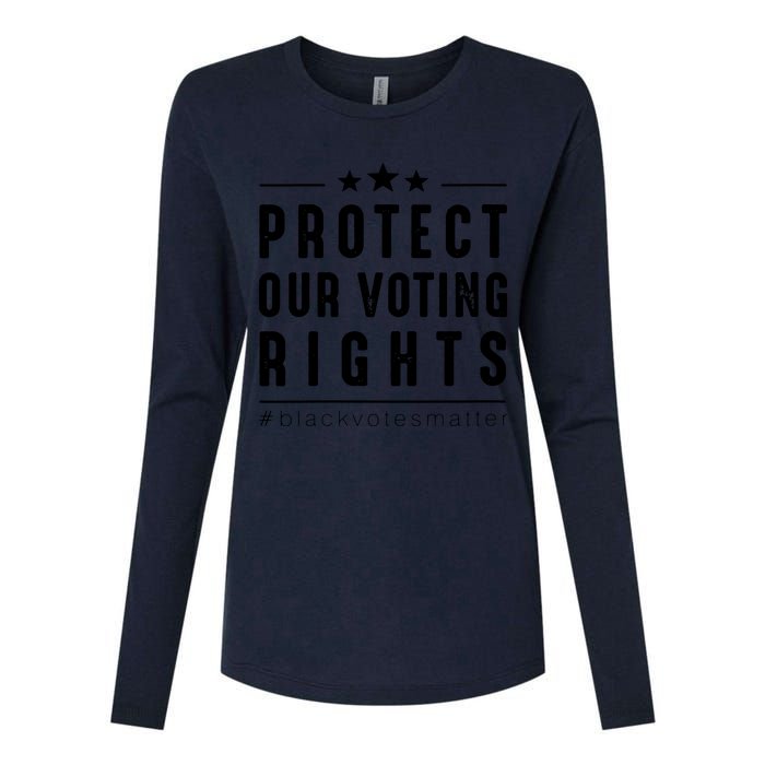 PROTECT OUR VOTING RIGHTS Equality Democracy Civil Rights Premium Womens Cotton Relaxed Long Sleeve T-Shirt