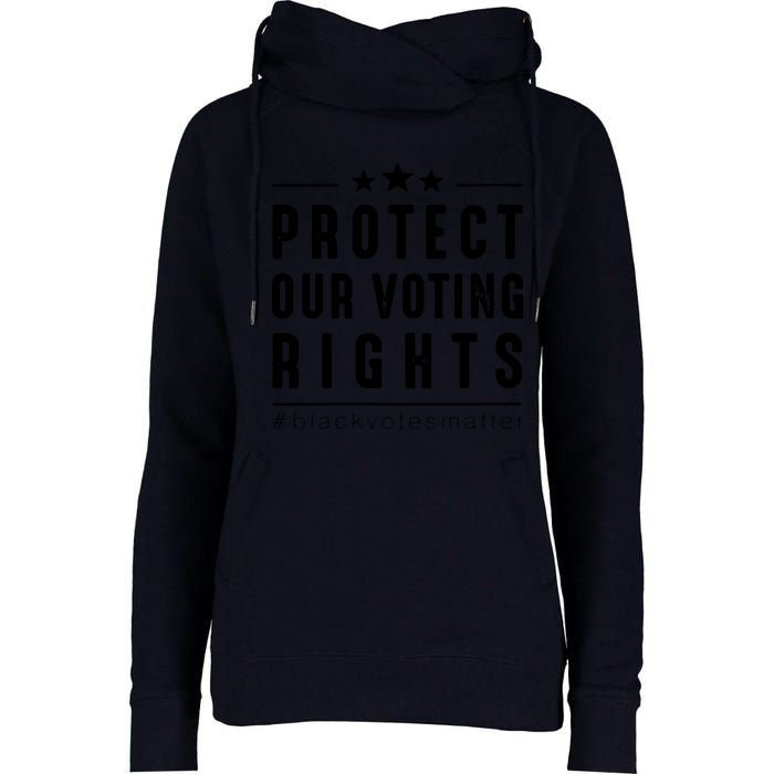 PROTECT OUR VOTING RIGHTS Equality Democracy Civil Rights Premium Womens Funnel Neck Pullover Hood