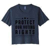 PROTECT OUR VOTING RIGHTS Equality Democracy Civil Rights Premium Women's Crop Top Tee