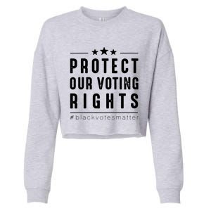 PROTECT OUR VOTING RIGHTS Equality Democracy Civil Rights Premium Cropped Pullover Crew