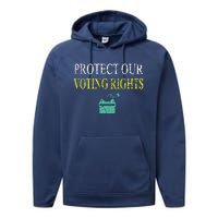 PROTECT OUR VOTING RIGHTS VOTING RIGHTS Performance Fleece Hoodie