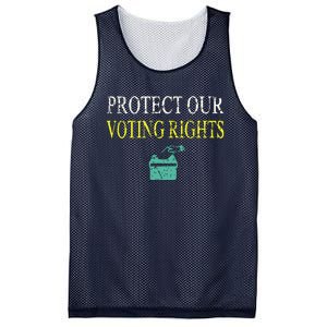 PROTECT OUR VOTING RIGHTS VOTING RIGHTS Mesh Reversible Basketball Jersey Tank