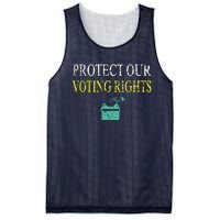 PROTECT OUR VOTING RIGHTS VOTING RIGHTS Mesh Reversible Basketball Jersey Tank