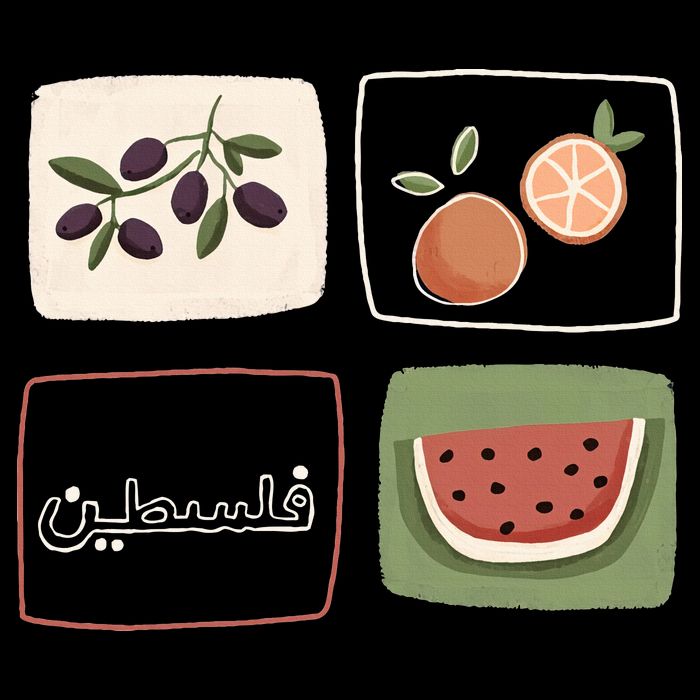 Palestine Olives Watermelon Orange Falasteen Palestinian Hoodie