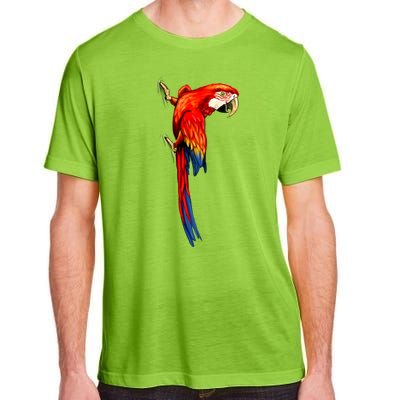 Parrot On Wall Adult ChromaSoft Performance T-Shirt