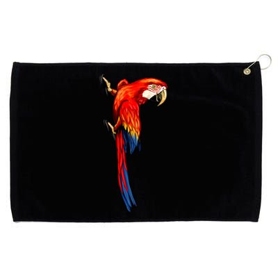 Parrot On Wall Grommeted Golf Towel