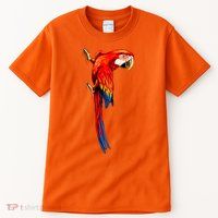 Parrot On Wall Tall T-Shirt