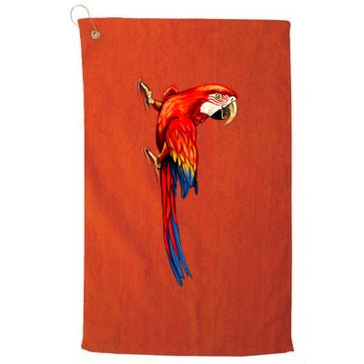 Parrot On Wall Golf Towel