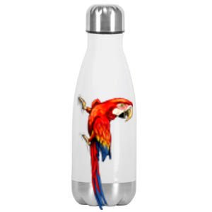 Parrot On Wall Stainless Steel Insulated Water Bottle