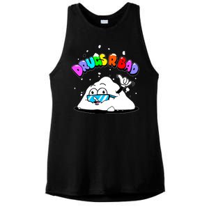 Powder Aint Cool Drugs Are Bad Ladies PosiCharge Tri-Blend Wicking Tank