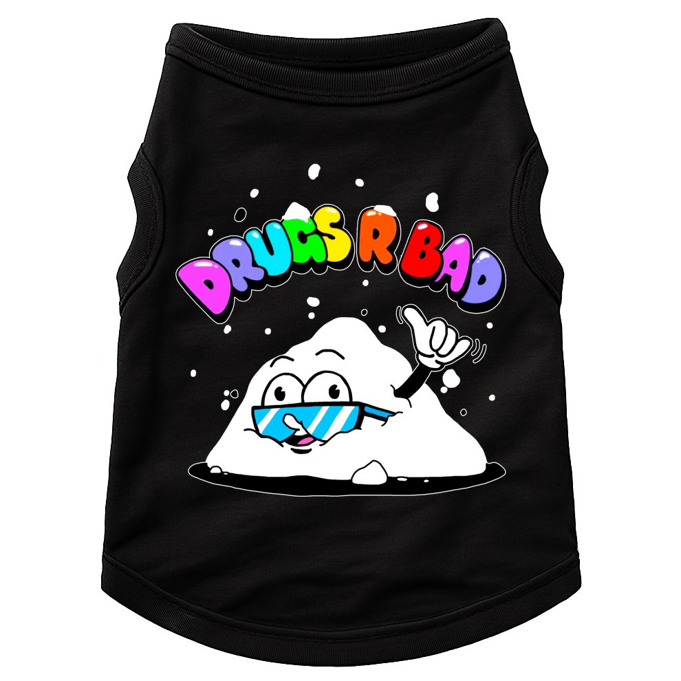 Powder Aint Cool Drugs Are Bad Doggie Tank