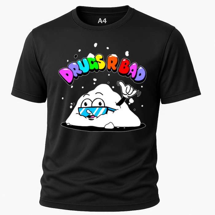 Powder Aint Cool Drugs Are Bad Cooling Performance Crew T-Shirt