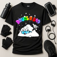 Powder Aint Cool Drugs Are Bad Cooling Performance Crew T-Shirt