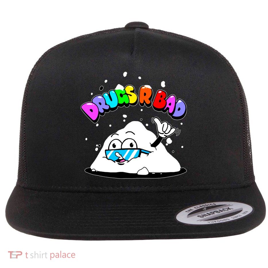 Powder Aint Cool Drugs Are Bad Flatbill Hat