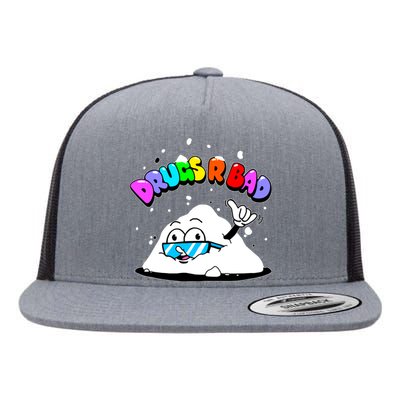 Powder Aint Cool Drugs Are Bad Flat Bill Trucker Hat