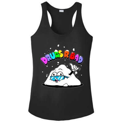 Powder Aint Cool Drugs Are Bad Ladies PosiCharge Competitor Racerback Tank