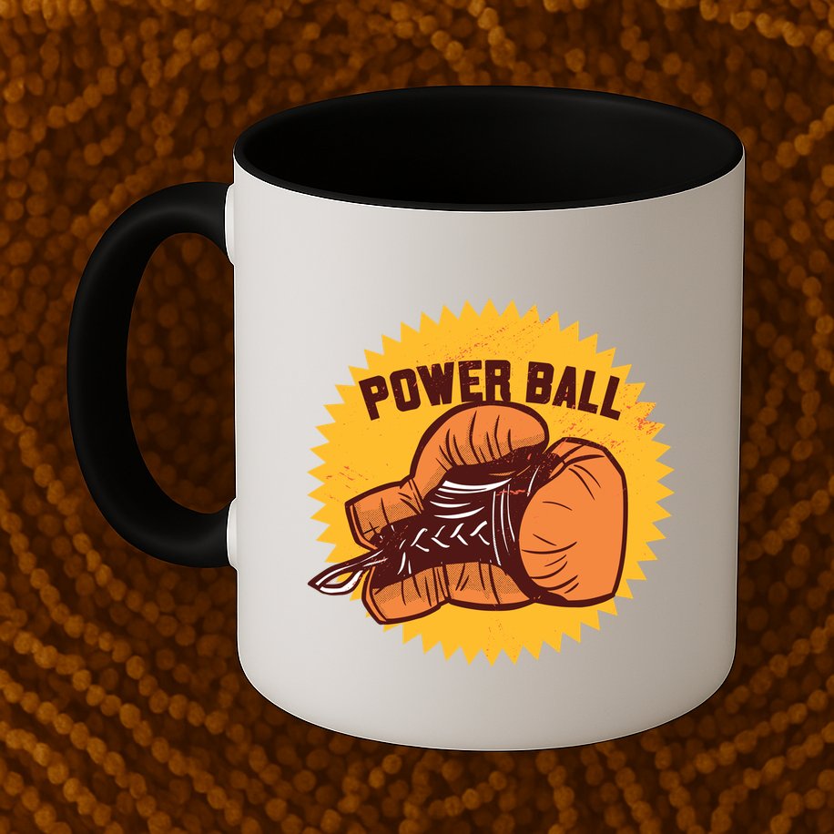 Power Ball Boxing Glove Mug