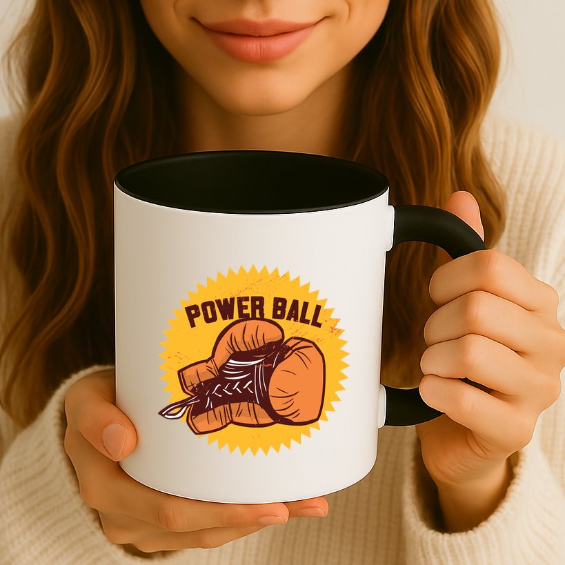 Power Ball Boxing Glove Mug