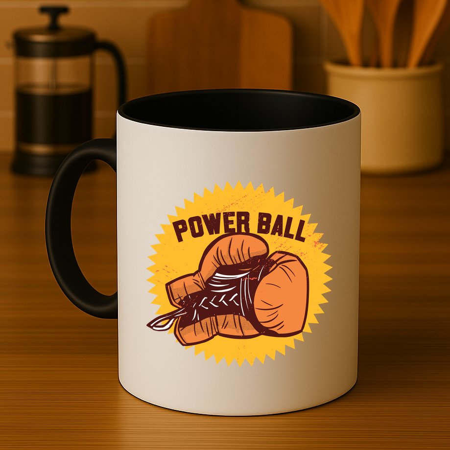 Power Ball Boxing Glove Mug