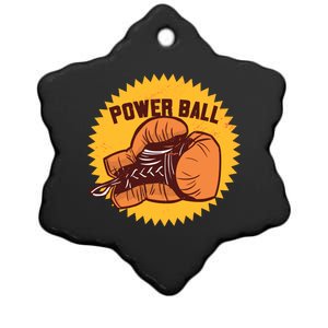 Power Ball Boxing Glove Ceramic Star Ornament