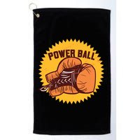 Power Ball Boxing Glove Golf Towel