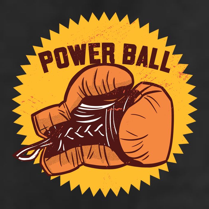 Power Ball Boxing Glove Golf Towel